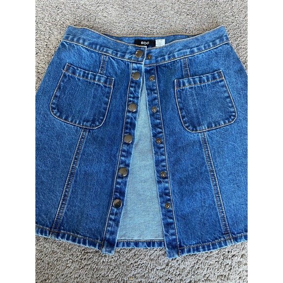 BDG button down mini skirt, size XS - Picture 2 of 10